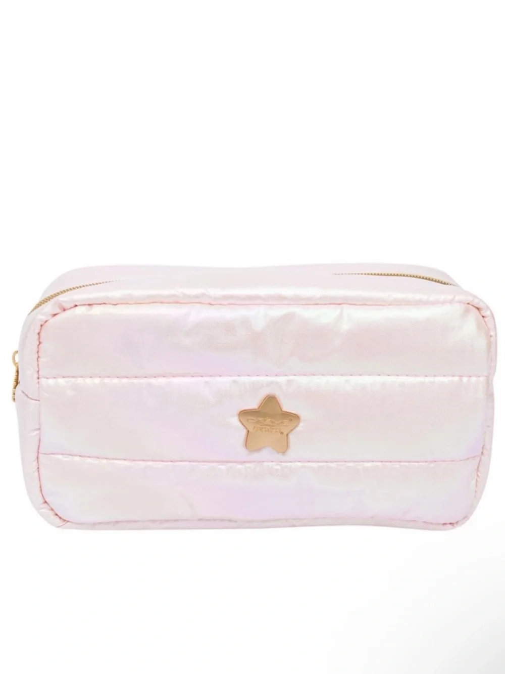 The Crème Shop x Hollywood Pink Puffer Makeup Bag